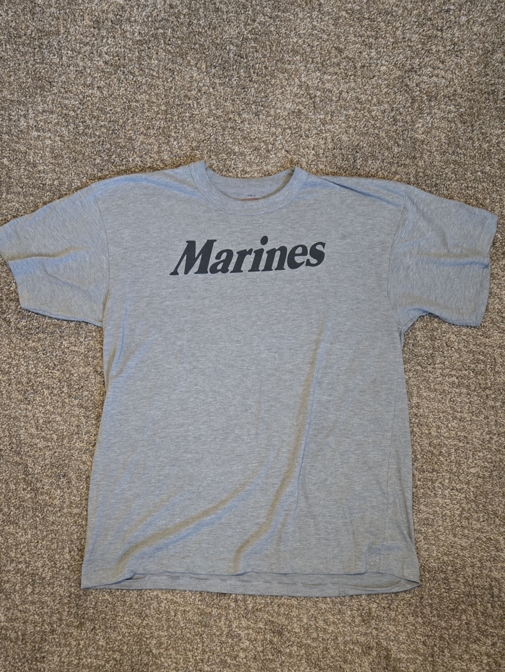Rothco Gray 'Marines' Short Sleeve Graphic Tee